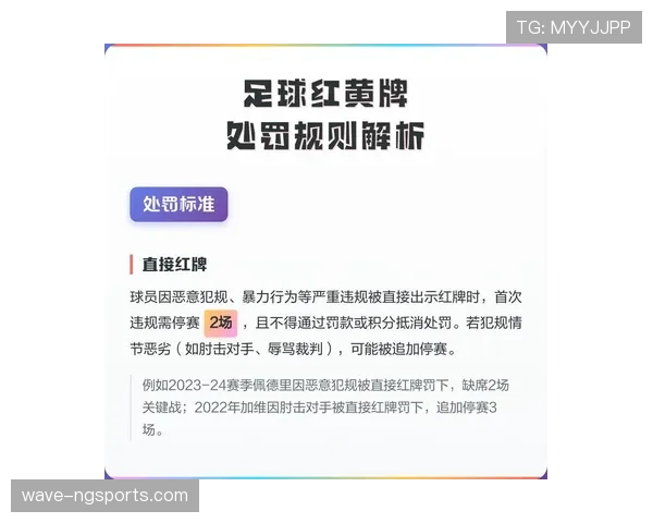 自动停赛规则拆解：哪些红黄牌触发免人工判罚？